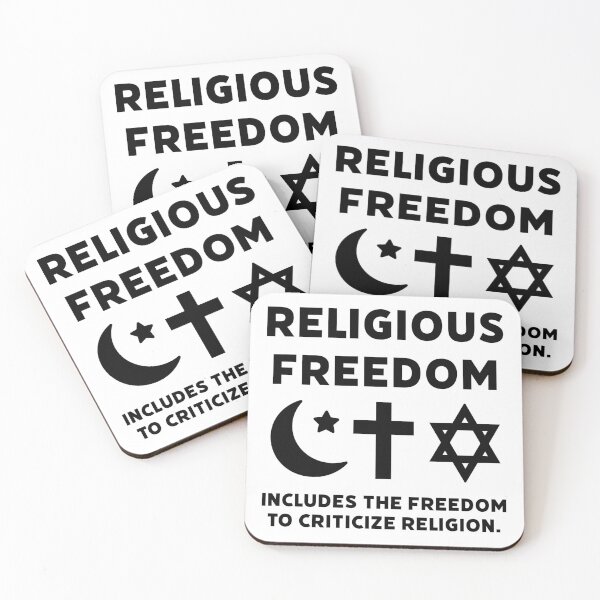 Item preview, Religious freedom includes the freedom to criticize religion.  designed and sold by Rachel the Artist .