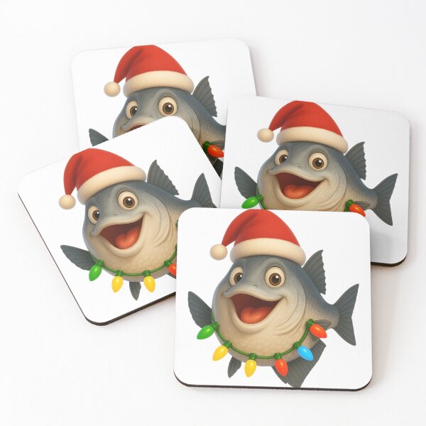 Artikelvorschau, Weihnachtlicher Ozean Weißfisch entworfen und verkauft von Sillytoe.