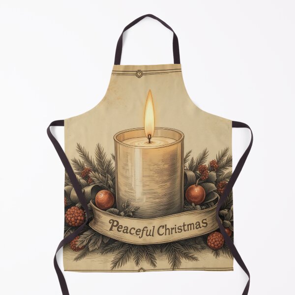Item preview, Rustic Christmas Candle Cozy Winter Glow designed and sold by Angelsartsandpattern.