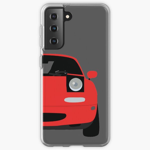 MIATA Mazda mx5 NA RED Samsung Galaxy Soft Case