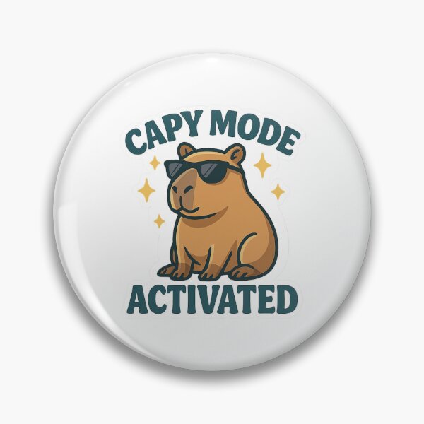 Item preview, Capy Mode Activated | Funny Capybara Meme & Chill Fashion T-Shirt designed and sold by MOAVE-Design.