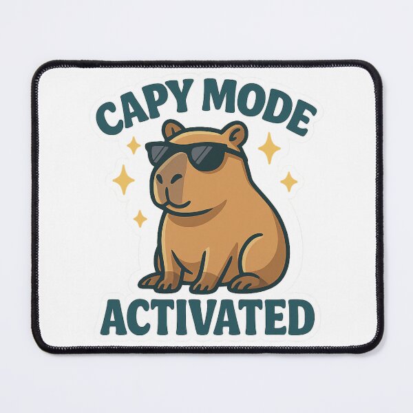 Item preview, Capy Mode Activated | Funny Capybara Meme & Chill Fashion T-Shirt designed and sold by MOAVE-Design.