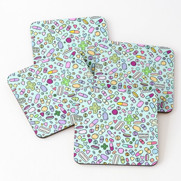 Item preview, Pharmacy Doodles: Blue Pills designed and sold by Pillustrated Designs.