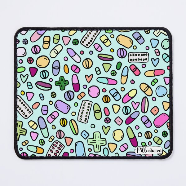 Item preview, Pharmacy Doodles: Blue Pills designed and sold by Pillustrated Designs.