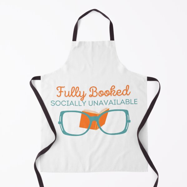 Item preview, Fully Booked & Socially Unavailable - Funny Introvert Book Lover Quote designed and sold by ade-datt.