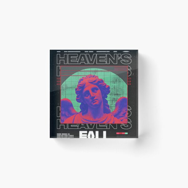 Item preview, HEAVEN'S FALL': Shattered Angel Glitch Monument designed and sold by Raw-Ink.