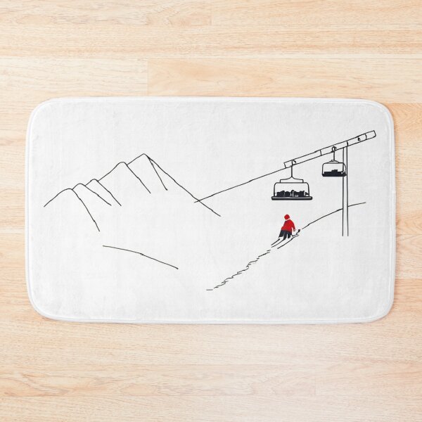 Artikelvorschau, Berglandschaft und beliebte Wintersportarten entworfen und verkauft von Knock on my door.