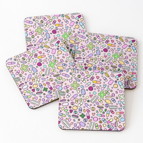 Item preview, Pharmacy Doodles: Pink Pills Gifts designed and sold by Pillustrated Designs.