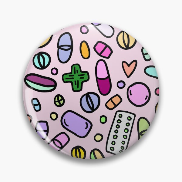 Item preview, Pharmacy Doodles: Pink Pills Gifts designed and sold by Pillustrated Designs.