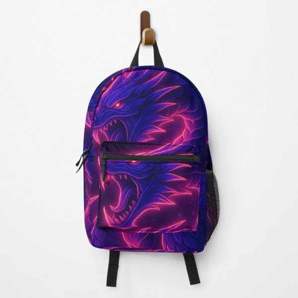 Item preview, Neon Hydra – Glowing Cyber Monster Art designed and sold by GolabMagic.