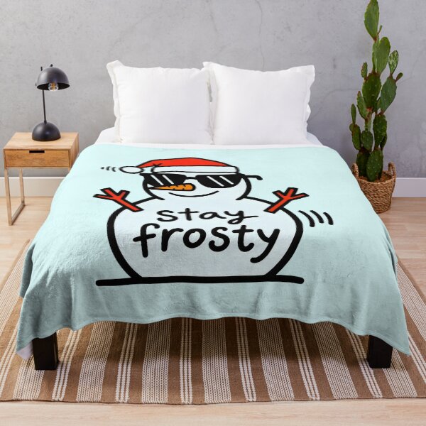 Item preview, Stay Frosty Cool Snowman Christmas Pun designed and sold by Animepic222.
