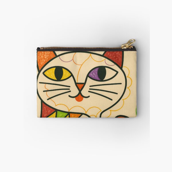 Item preview, Geometry meets meow – Rainbow cat art designed and sold by MrsMimpi.