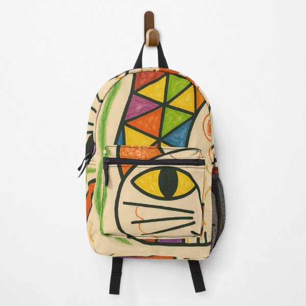 Item preview, Geometry meets meow – Rainbow cat art designed and sold by MrsMimpi.