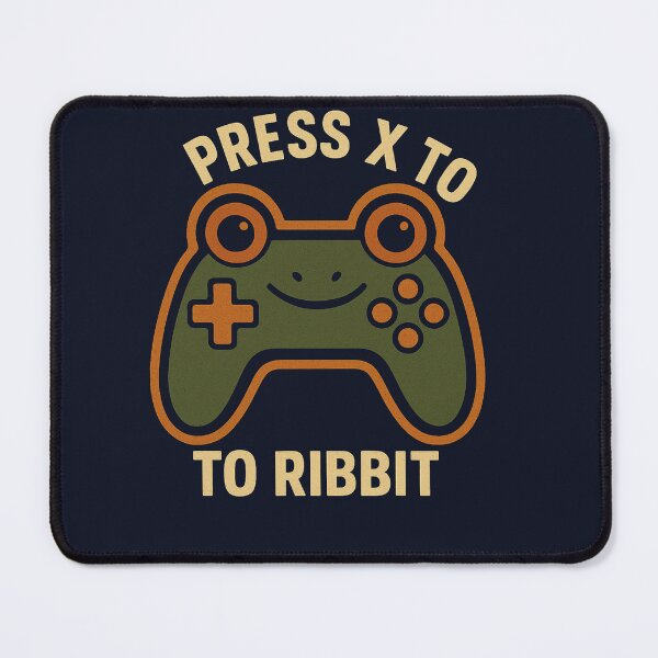 Item preview, Press X to Ribbit – Retro Frog Gamer Controller Vintage Design designed and sold by johnExpress02.