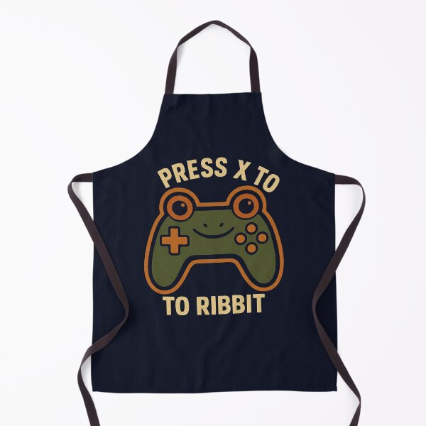 Item preview, Press X to Ribbit – Retro Frog Gamer Controller Vintage Design designed and sold by johnExpress02.