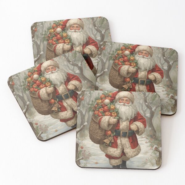 Item preview, Orchard Santa – Rustic Cottagecore Christmas Harvest designed and sold by Deezyned.