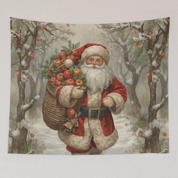 Item preview, Orchard Santa – Rustic Cottagecore Christmas Harvest designed and sold by Deezyned.