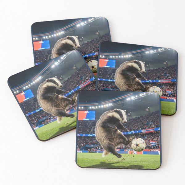 Item preview, Soccer Badger designed and sold by Tridentulus.