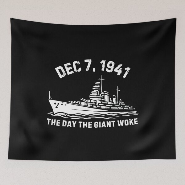 Item preview, The Day The Giant Woke Pearl Harbor Remembrance Day designed and sold by PerfectMatch.