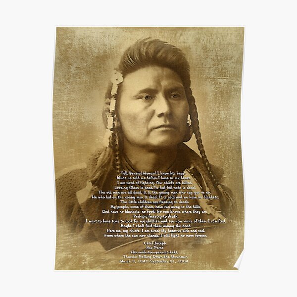 Chief Joseph of the Nez Perce Poster