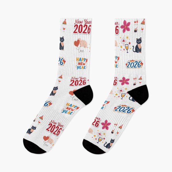 Item preview, Hello 2026 - Be Happy - New Year Celebration designed and sold by Ditstyle.