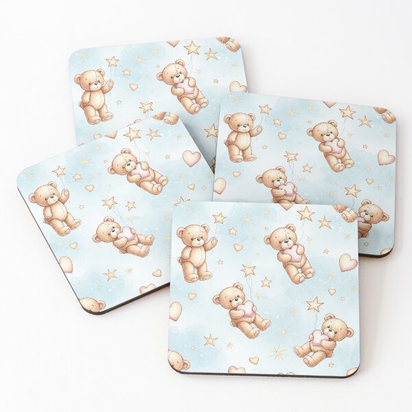Item preview, Dreamy Teddy Bears in the Clouds designed and sold by Design for all.
