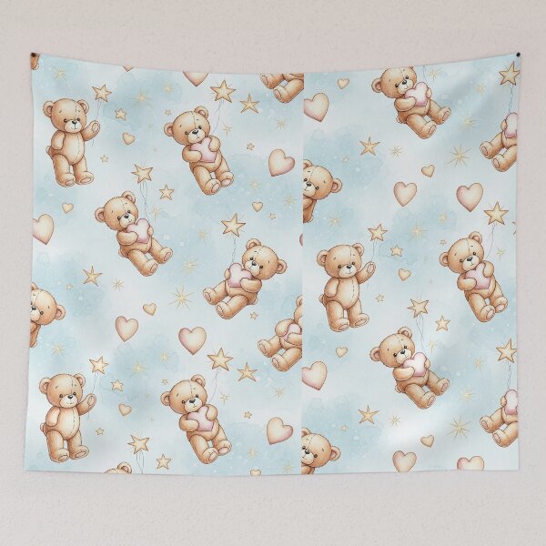 Item preview, Dreamy Teddy Bears in the Clouds designed and sold by Design for all.