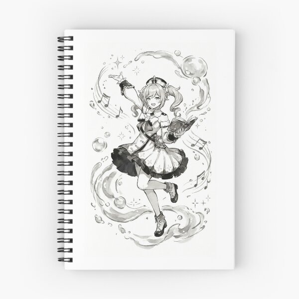 Item preview, Barbara Genshin Impact - Chinese Ink Style Illustration designed and sold by Yzertaa.