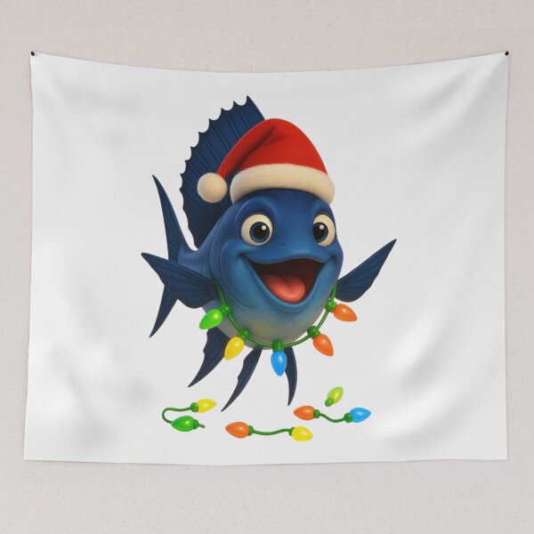 Item preview, Christmas Sailfish designed and sold by Sillytoe.