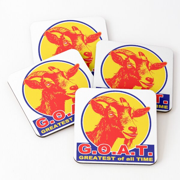 Item preview, Goat; Greatest of All Time; designed and sold by StickerApe.