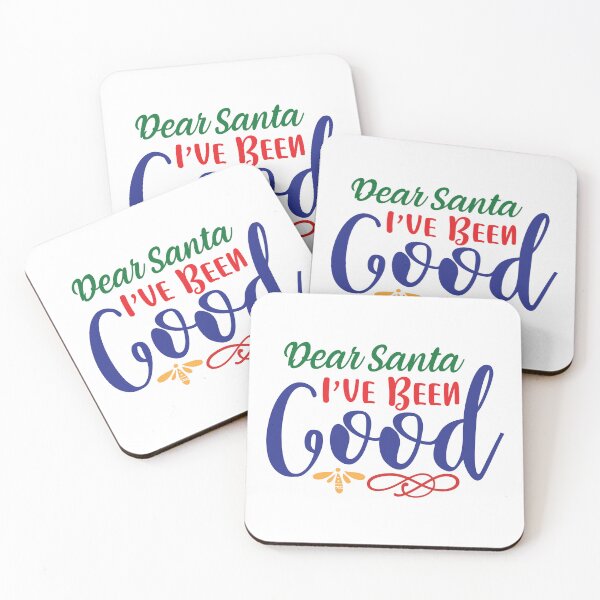 Item preview, Dear Santa I've Been Good - Nice List Christmas Slogan Tee designed and sold by FuzionRaptor.