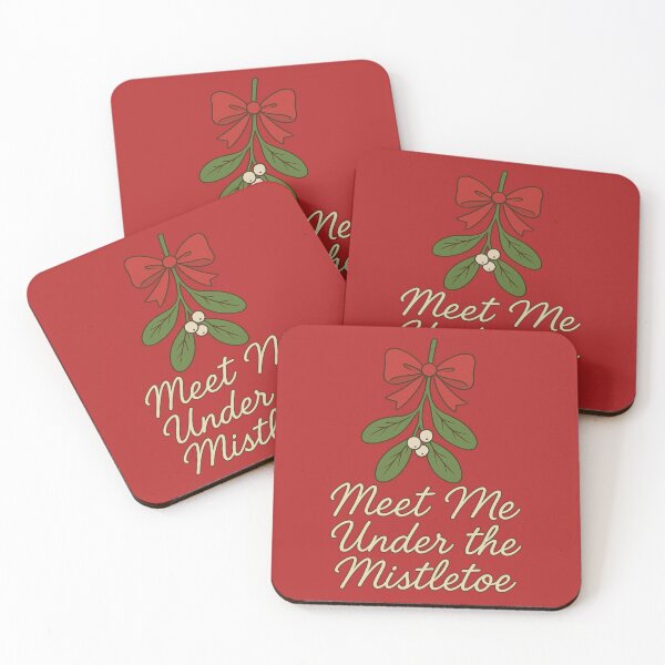 Item preview, Meet Me Under the Mistletoe - Christmas Couple Gift designed and sold by PunchDrop.