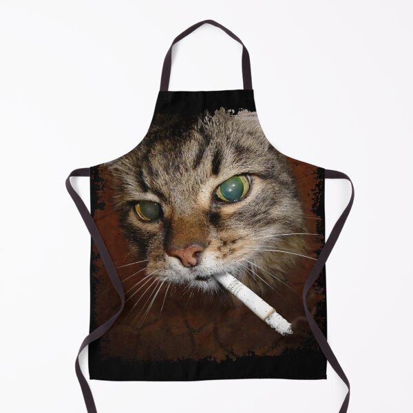 Item preview, Funny Smoking Cat Meme  designed and sold by Eh Plus Designs.