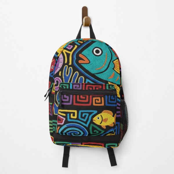Item preview, Indigenous Mola Ocean Spirits and Color Layers designed and sold by octavaretro.