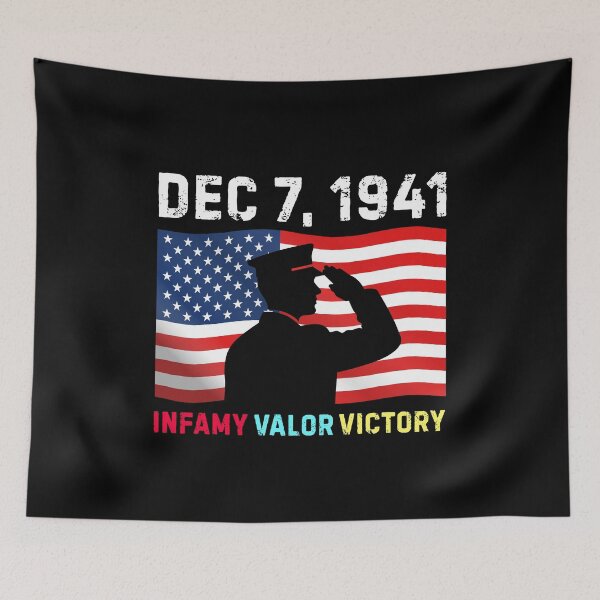 Item preview, Infamy Valor Victory Pearl Harbor Remembrance Day designed and sold by PerfectMatch.