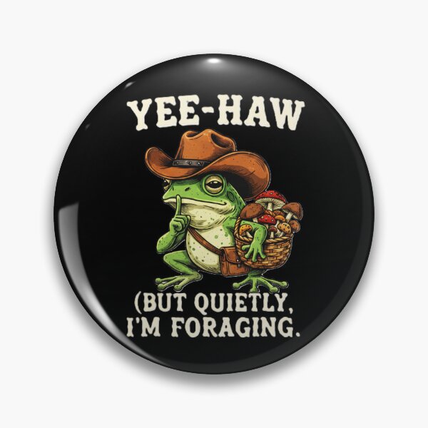 Item preview, Yee Haw But Quietly - Cowboy Frog Foraging designed and sold by A-ZTEES.
