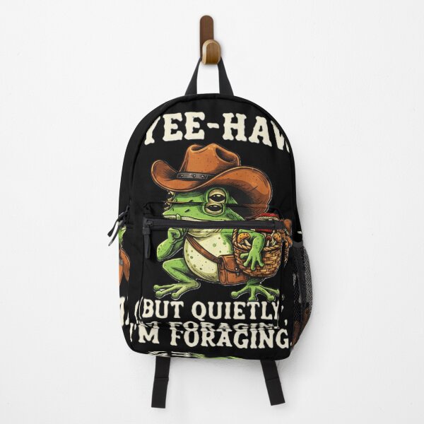 Item preview, Yee Haw But Quietly - Cowboy Frog Foraging designed and sold by A-ZTEES.