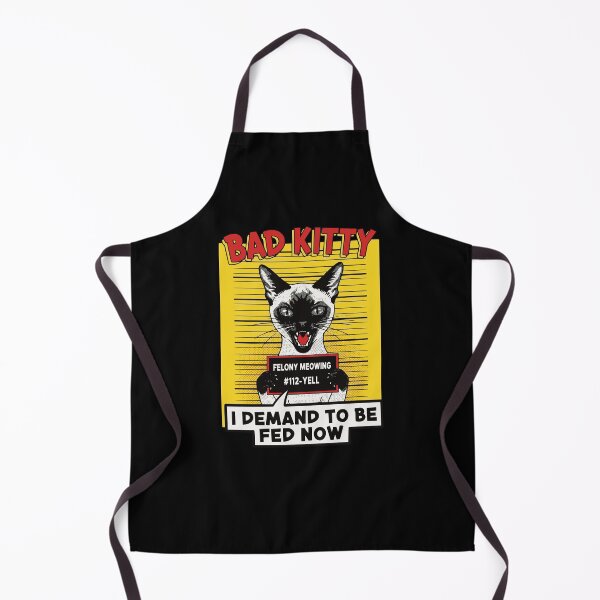 Item preview, Siamese Cat Bad Kitty Mugshot designed and sold by Pawrizzma POD.