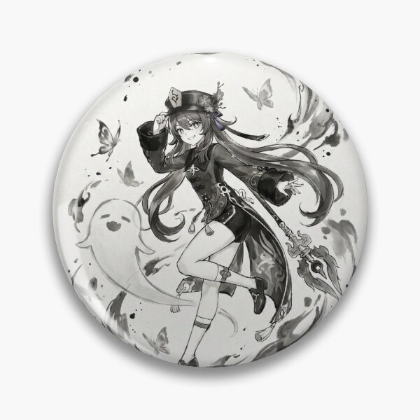 Item preview, Hu Tao Genshin Impact - Chinese Ink Style Illustration designed and sold by Yzertaa.