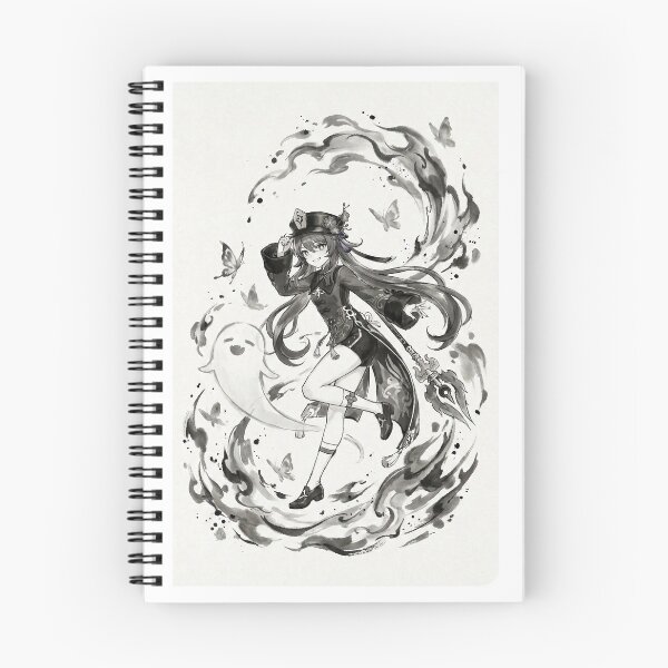Item preview, Hu Tao Genshin Impact - Chinese Ink Style Illustration designed and sold by Yzertaa.