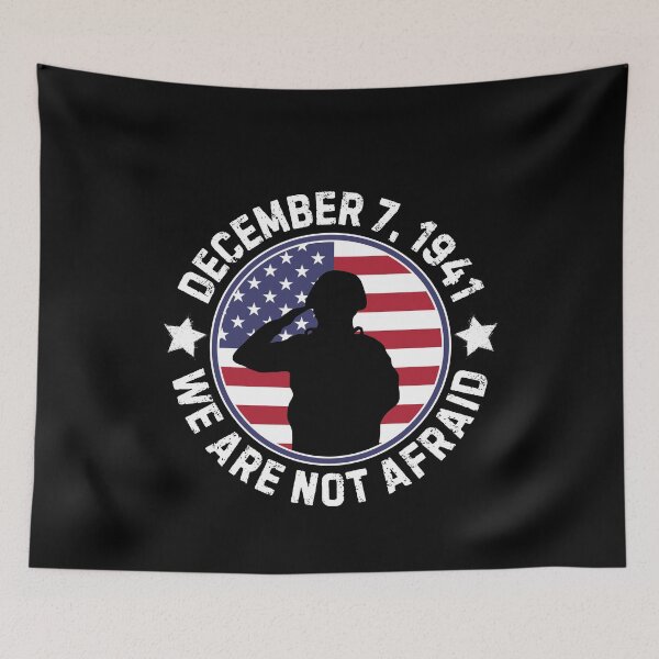Item preview, We Are Not Afraid Pearl Harbor Remembrance Day designed and sold by PerfectMatch.
