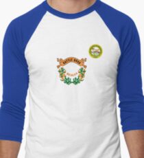 Nevada flag Men's Baseball ¾ T-Shirt