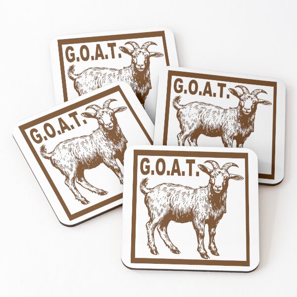 Item preview, Goat; Greatest of All Time; designed and sold by StickerApe.