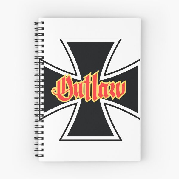 Item preview, Outlaw Iron Cross 1% Rocker Logo West Coast Chopper Style designed and sold by Bearded-Viking.
