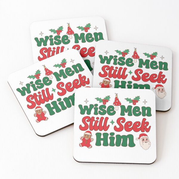 Item preview, Wise Men Still Seek Him Cute Christmas Retro Holiday Art designed and sold by Maniutek.
