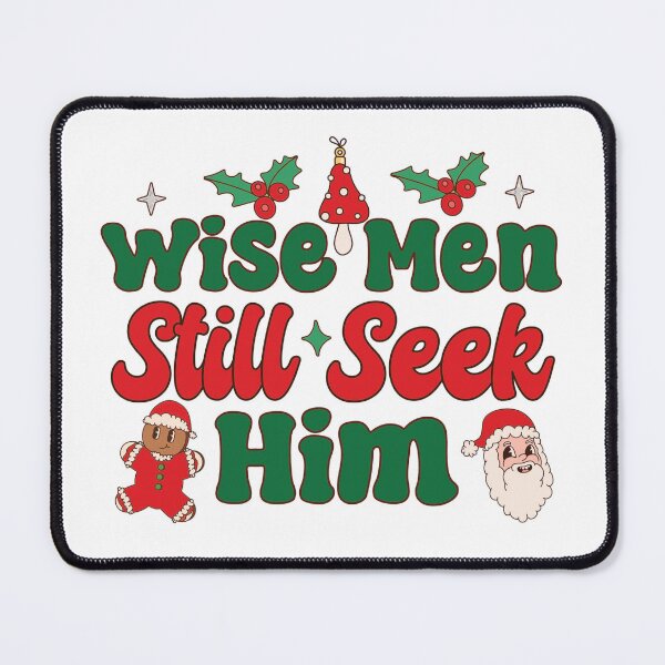 Item preview, Wise Men Still Seek Him Cute Christmas Retro Holiday Art designed and sold by Maniutek.