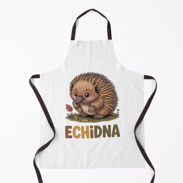 Item preview, Cute Autumn Echidna Woodland Kawaii Illustration designed and sold by RedCircleArt.