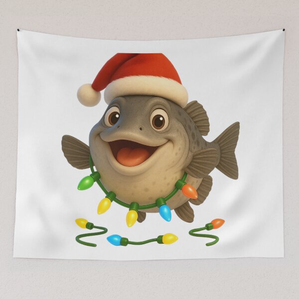 Item preview, Christmas Suckerfish designed and sold by Sillytoe.