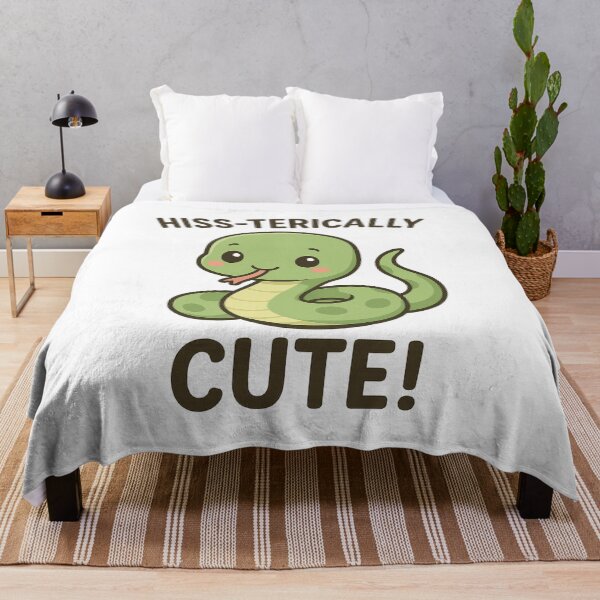Item preview, Hiss-terically Cute – Funny Kawaii Snake designed and sold by The-Dreamy-Zoo.
