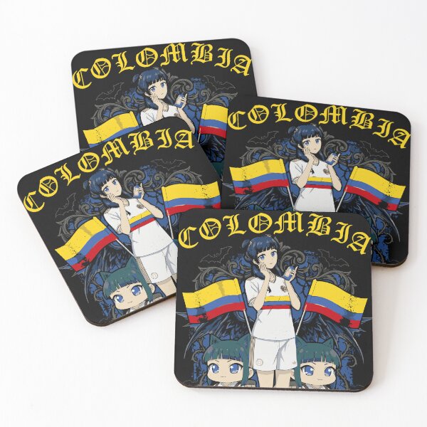 Item preview, Anime girl Colombia national football team designed and sold by moosesclub.